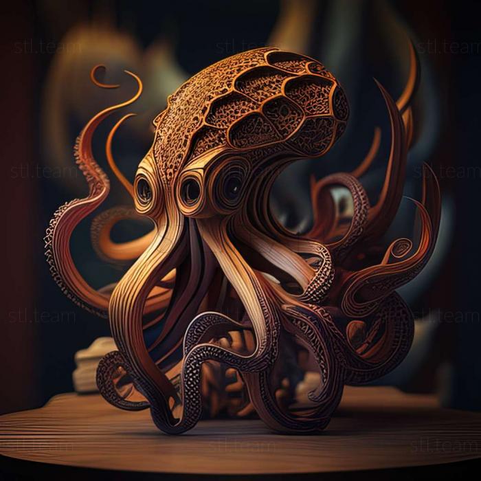 3D model Callistoctopus (STL)